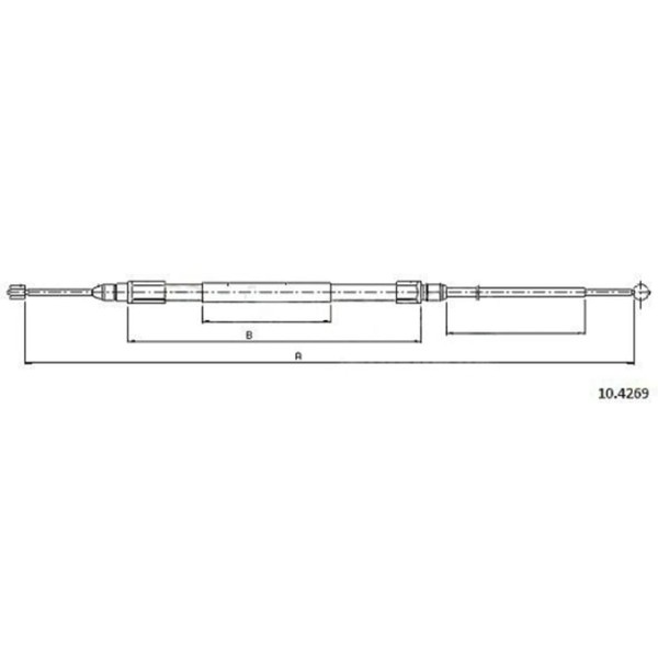 Metzger Handbremsseil Hinten Links Hinten Rechts Passend FÜR BMW X1 | 10.4269-image