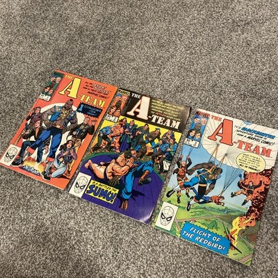THE A-TEAM #1, 2, 3 (Marvel Comics, 1984) Complete 3-Issue Series -  TV Series