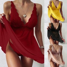 Robe douce couleur unie été lingerie confortable robe de nuit vêtements de nu