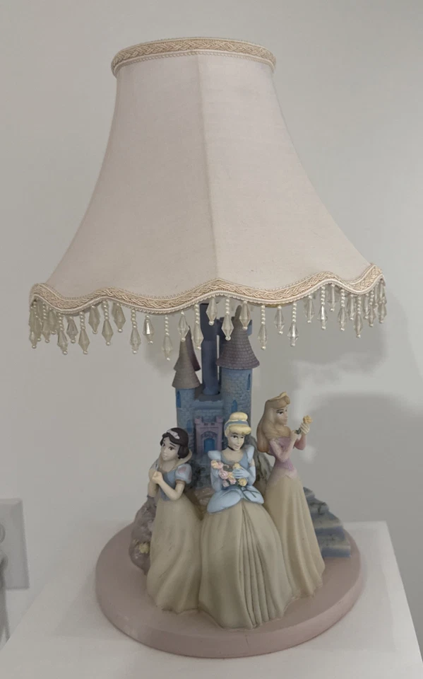 Vtg Disney Hampton Bay Princess Table Night Lamp Cinderella Aurora Snow White - Image 2 of 4