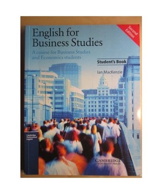 English for Business Studies Student's book, Ian MacKenzie