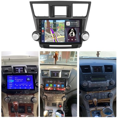 For Toyota Highlander 2008-2013 Carplay 10.1'' Car Stereo Radio GPS Android 64GB