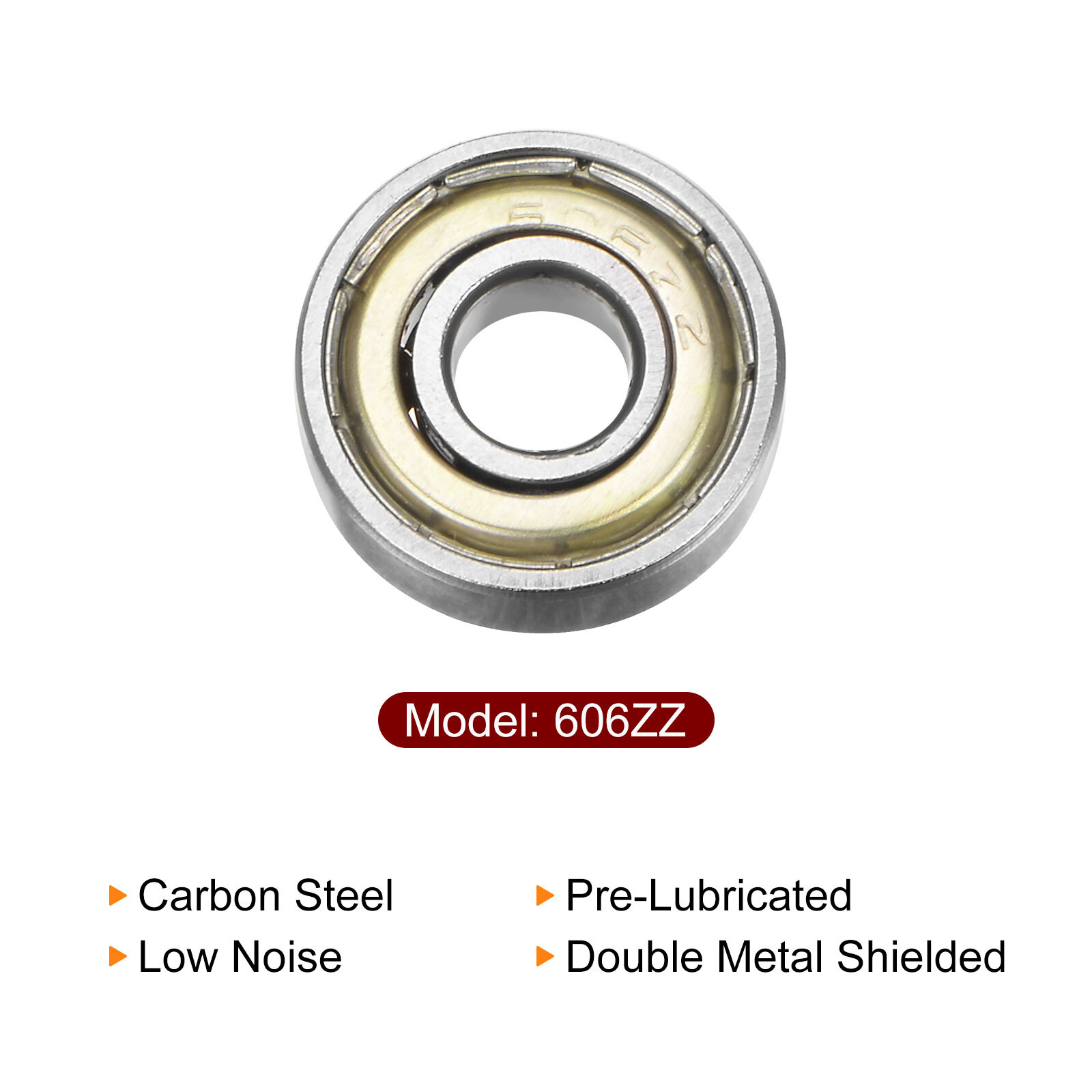 30pcs 606ZZ Miniature Ball Bearings 6x17x6mm Carbon Steel Double Shielded 766549601558 eBay