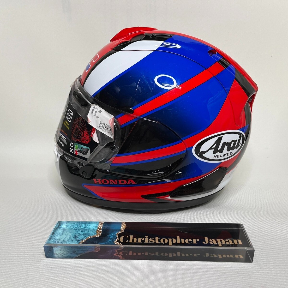 Arai RX-7X HONDA CBR 30th HRC Corsair-X Full Face Helmet M Size 57 