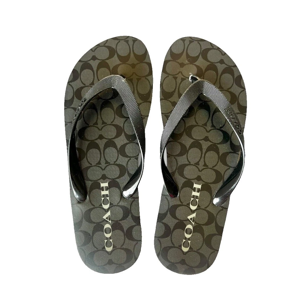 Sandalias negras para hombre Coach
