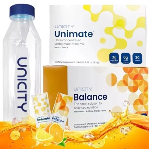 Pack Feel Great Unicity : Unimate Lemon Ginger + Compléments (bien-être, énergie)