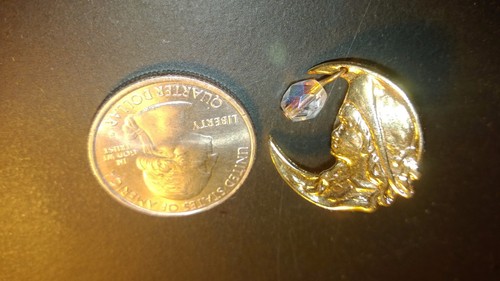 "The SEMIMOON & POLAR STAR" Souvenir LAPEL PIN-BROOCH