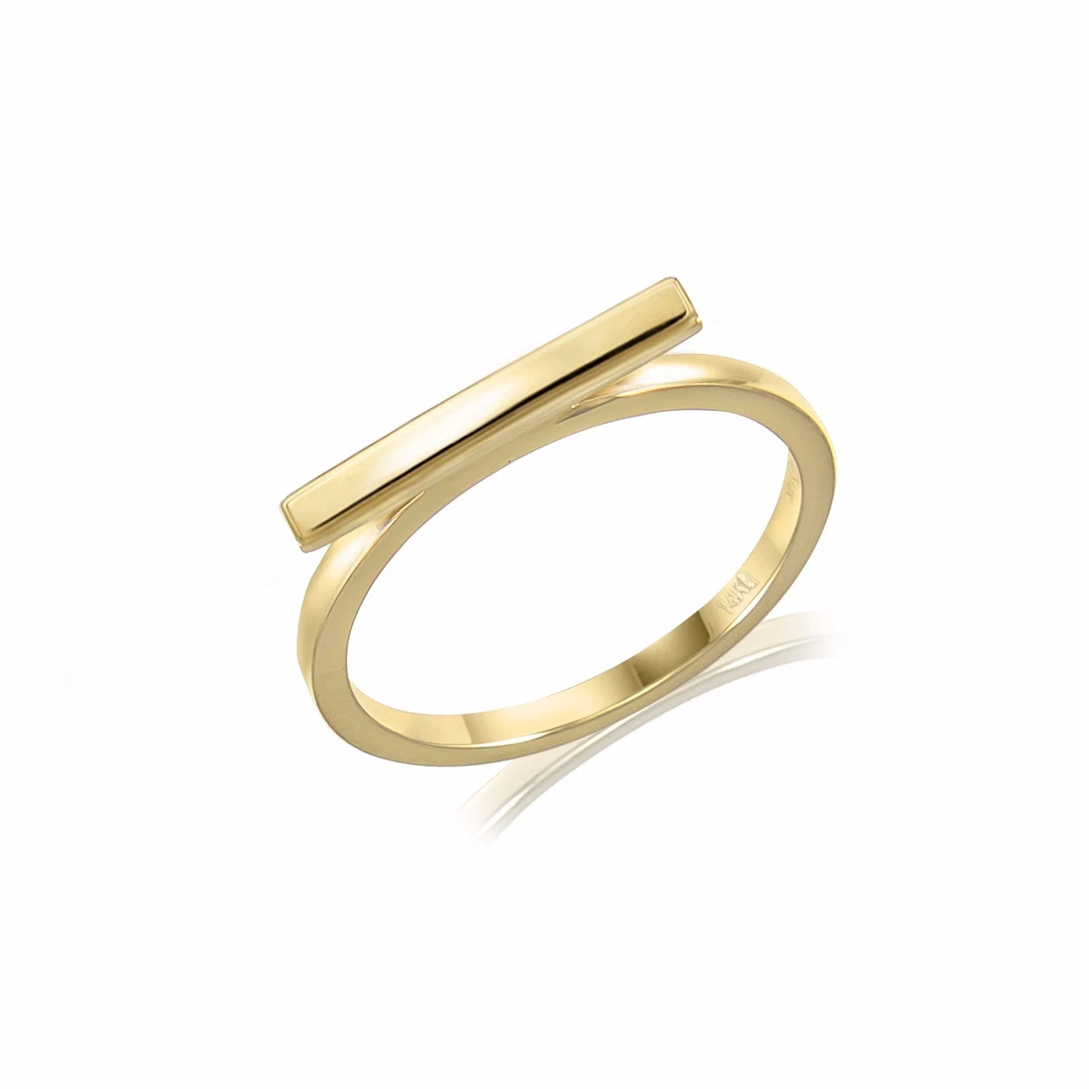 Solid yellow gold sales ring
