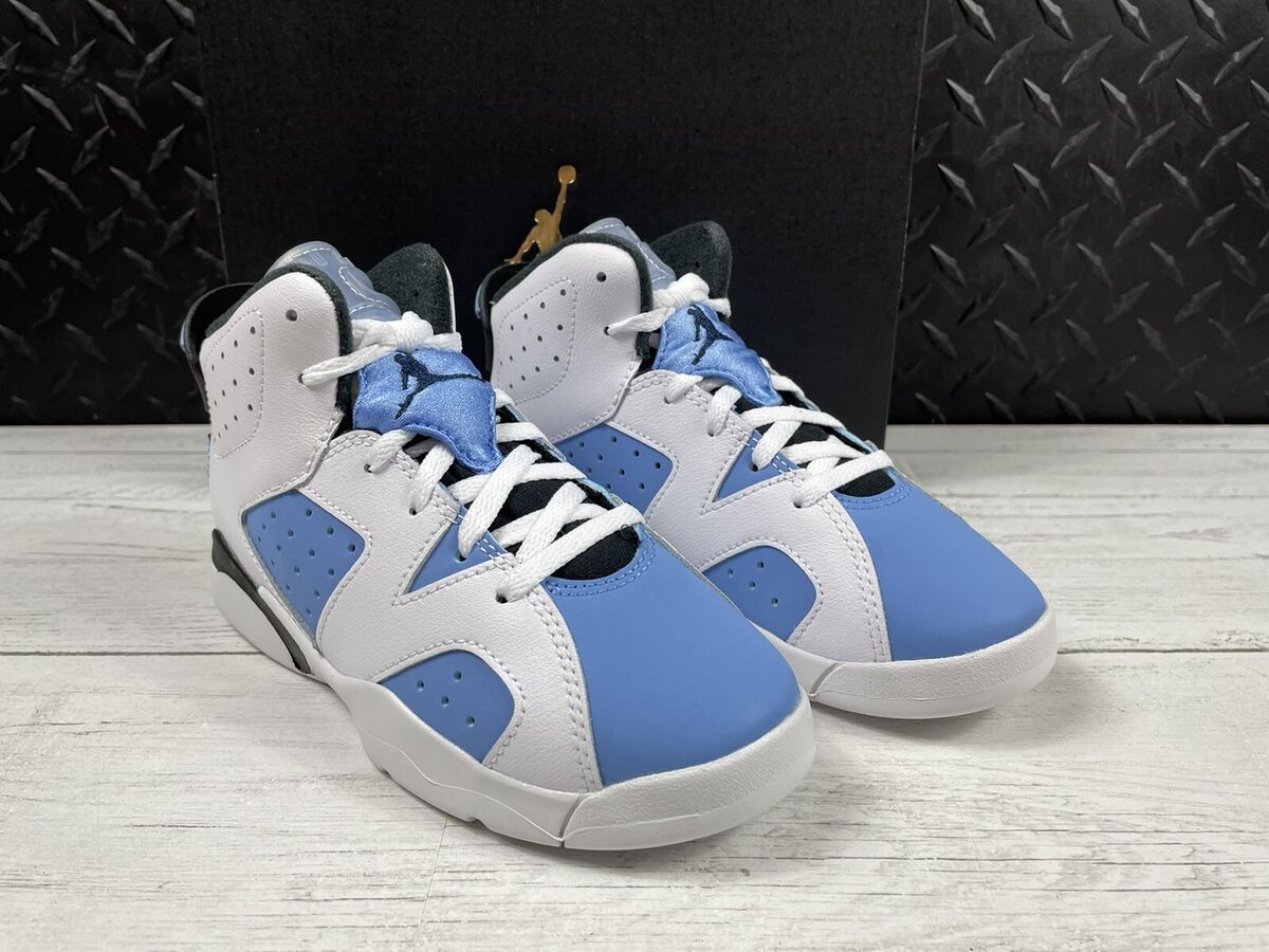 Nike Air Jordan 6 Retro 'UNC Home' (PS) DV3605-410 Size 13C Nike Air Jordan 6 Retro 'UNC Home' (PS) DV3605-410 Size 13C