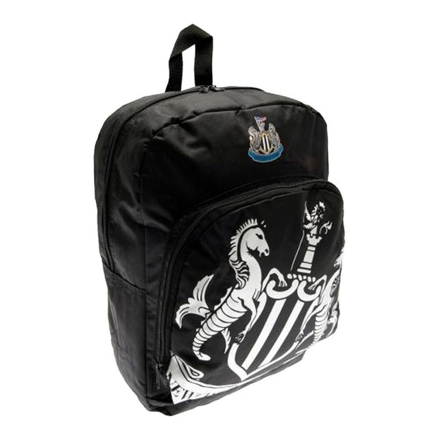 football print backpack