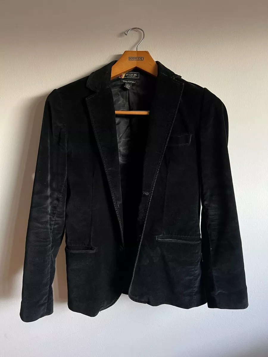 Cotton blazer shop black