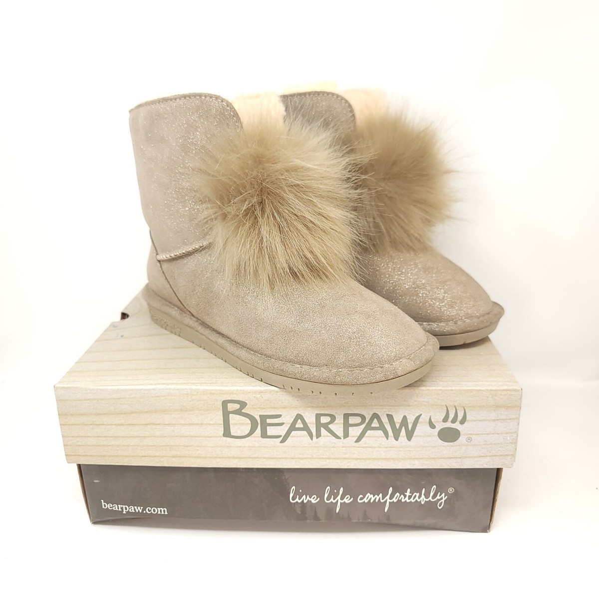 Snow Boots Bearpaw Pom Pom Boots Womens Pom Pom Macys Womens