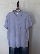 Old Navy Stark Gray Built In Flex POLO SHIRT Large L