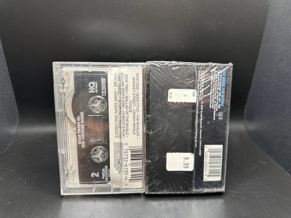 STAR TREK Cassette Tape Lot: TNG Volume 3, IV Voyage Home Soundtrack - Image 2 of 3