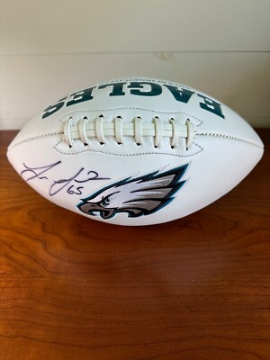 2004 PHILADELPHIA EAGLES Autographed Wilson Football Signed by