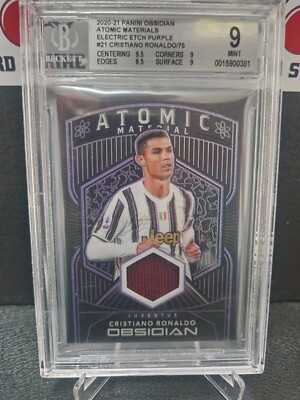 PANINI OBSIDIAN CRISTIANO RONALDO クリスティアーノ・ロナウド