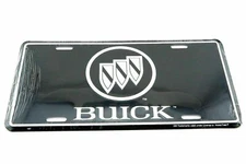 Buick Logo Licensed Aluminum Metal License Plate Tag