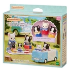 Sylvanian Families French Bulldog Triplets Exciting Outing EPOCH Calico Critters
