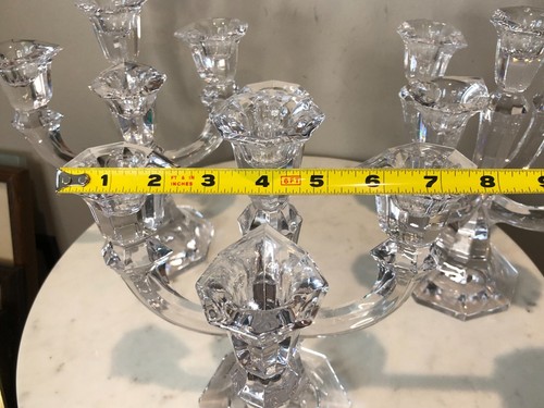 Set of 3 Vintage Towle Candle Holder 4 Arm Candelabras - Austria - Afbeelding 5 van 9