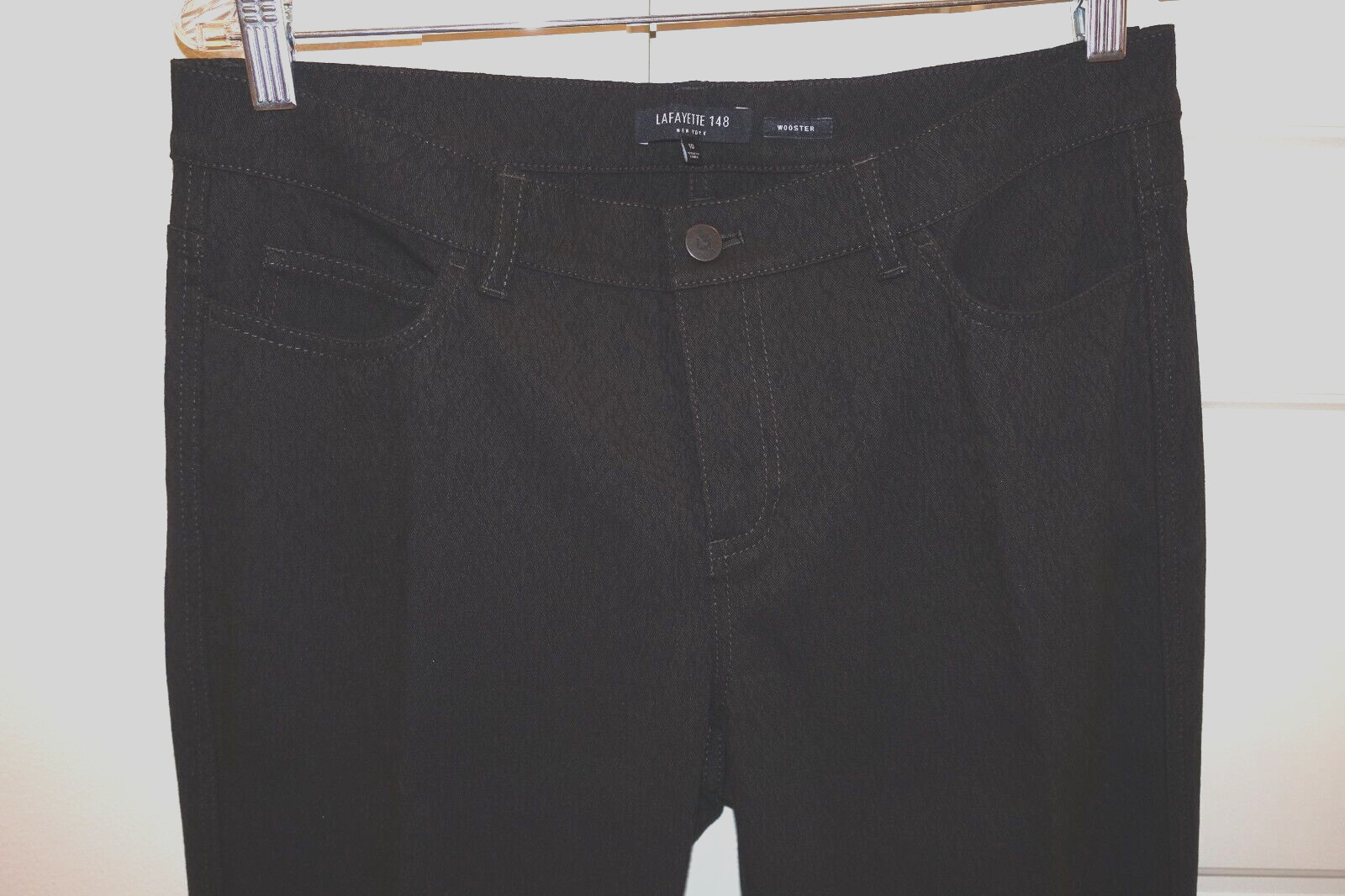 Lafayette 148 - Wooster Dark Brown Python Print 5… - image 3