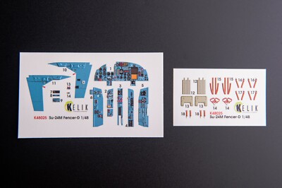 SU-24 interior 3D decals for Trumpeter kit 1/48 Kelik K48025
