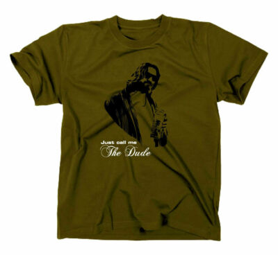 The Big Lebowski The Dude T-Shirt Kult Funshirt Fun Fanshirt Fan Abides