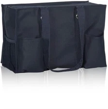 Thirty-one Organizing Utility Tote Shoulder Bag Navy Beach Travel Shopping