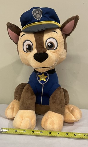 Paw Patrol 15" Persecución Abrazo Almohada Juguete de Peluche Azul Policía Seguridad Oficial Sombrero - Imagen 15 de 15