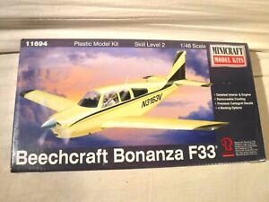 Minicraft 1/48 Beechcraft Bonanza F-33 Plastic Model Kit 11694