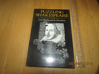 【洋書】PUZZLING SHAKESPEARE Puzzling Shakespeare : Local Reading and Its Discontents by Leah S