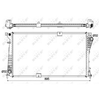 KüHler WasserküHler FüR Opel Vivaro Kasten Renault Trafic II Bus Master F7 J7