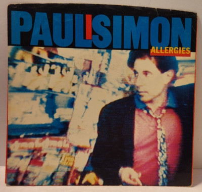 PAUL SIMON Allergies / Think Too Much 45 RPM Picture Sleeve ONLY (no record) *D7