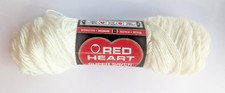Red Heart Super Saver Yarn 0316 Soft White E300 - 7oz Skein 100% Acrylic Worsted