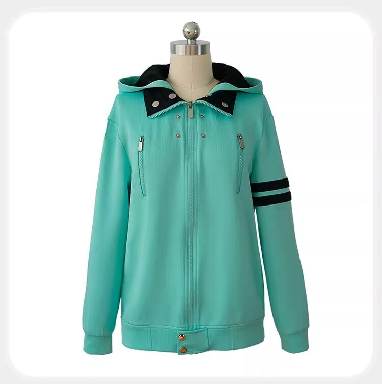 Tokyo Ghoul KanekiKen Green Sweatshirt Zipper Coat Clothes Hooded