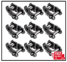 OIIKI 9PCS Roller Chain Offset Link #420, Half Link, Crank Link