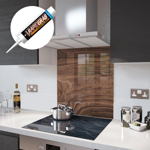 Glass Splashbacks Black Walnut Glass and Accessories - Made By Premier Range - Picture 3 of 6