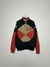Vintage 90s NFL Apex San Francisco 49ers Red & Black Jacket Size S