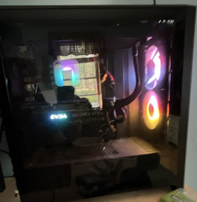Gaming PC windows 11 home, EVGA GeForce etc 3060 ti 32gig ram 1T ssd 750W power