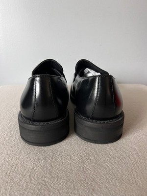 Our Legacy Nakano Loafers - Size 40 - Glazed Black Leather - NEW