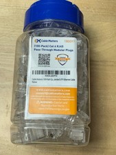 100-Pack - Cable Matters Cat 6 Pass through RJ45 Modular Plugs Connectors 180097