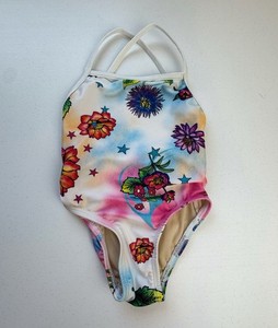 Cruz Vintage Patterned Swimsuit 2T