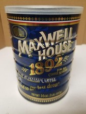 Maxwell House 1892 Coffee Can