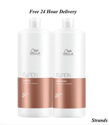 Wella Fusion Shampoo und Conditioner Duo Pack 2 x 1000ml GRATIS P&P
