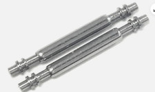 2 pcs Stainless Steel Watch Band Spring Bars Strap Pins 21mm Thickness 1.0mm