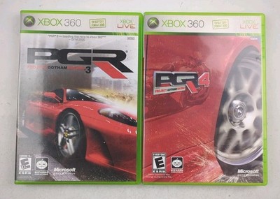 Project Gotham Racing 3 + PGR 4 Xbox 360 2 Game Racing Bundle Lot Complete CIB 