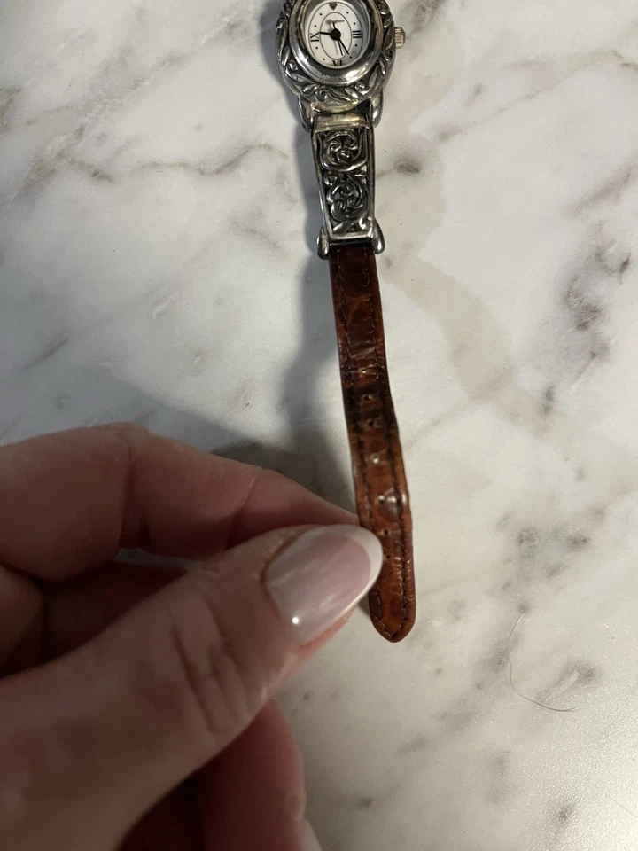 Vintage Brighton Women’s Small Watch With Leather Band - Image 4 of 4