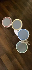 Nintendo Wii Rock Band Drum Kit Harmonix Wired Set ONLY - NO BASE NO PEDAL WHITE