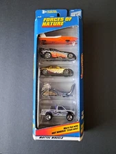 Hot Wheels Mattel “Forces of Nature" Set 5 car Gift Pack 1998