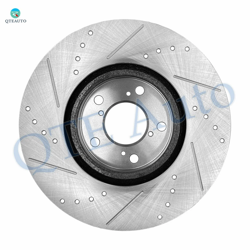 4 rotores de freno ranurados perforados delanteros 330 mm-traseros 333,8 mm para Honda Pilot 2009-2015 Foto 3 de 4