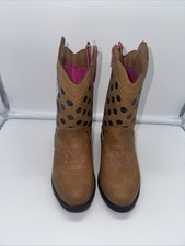 Kids Size 7 Minnie Mouse Boots Brown